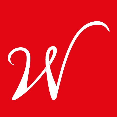 White on red